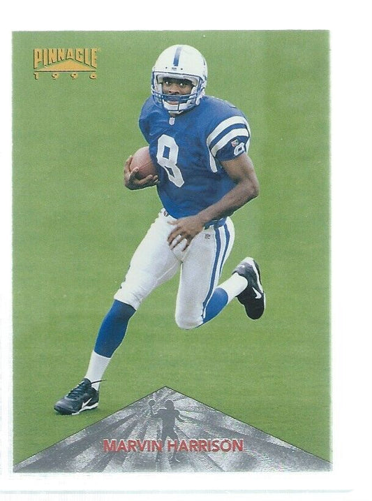 MARVIN HARRISON 1996 PINNACLE SILVER ROOKIE RC #166