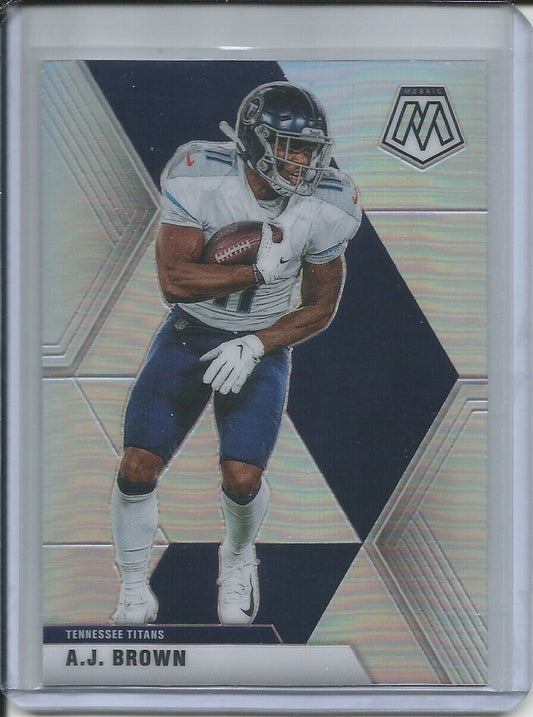 A.J. BROWN 2019-20 PANINI MOSAIC SILVER PRIZM TITANS