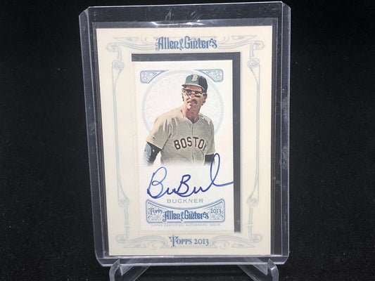 BILL BUCKNER 2013 TOPPS ALLEN & GINTER MINI BLUE INK AUTO