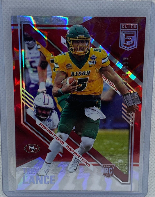 TREY LANCE 2021 PANINI DONRUSS ELITE RED ASPIRATIONS RC #D 303/499