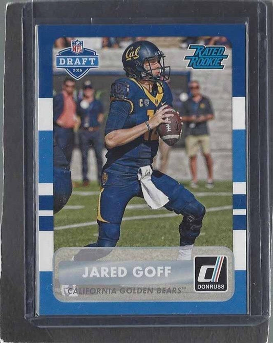 JARED GOFF 2016 DONRUSS NFL DRAFT EXCLUSIVE SP SSP RATED ROOKIE RC #2