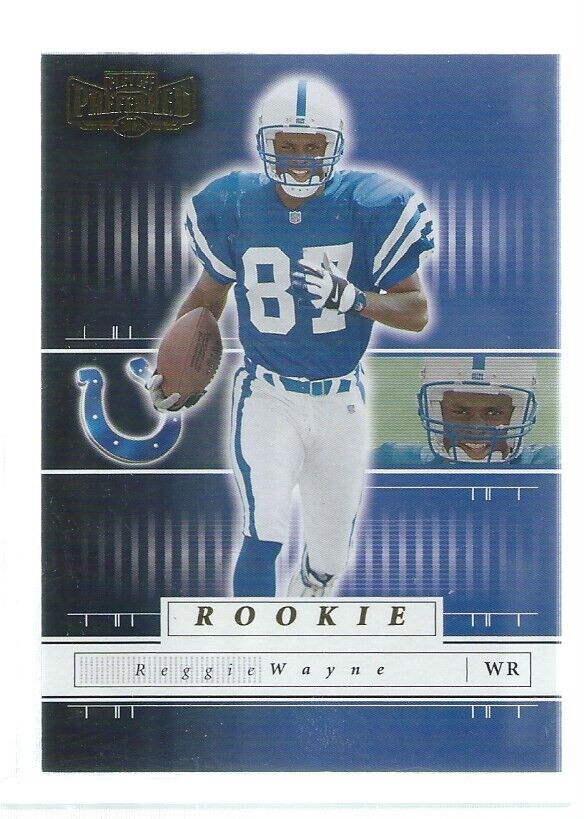 REGGIE WAYNE 2001 PLAYOFF PREFERRED RC #D 149/1100