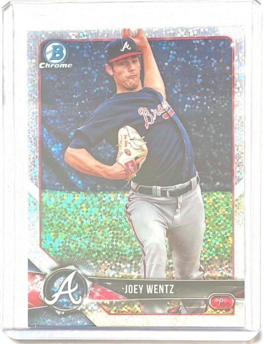 JOEY WENTZ 2018 BOWMAN CHROME PROSPECT SPECKLE REFRACTOR #BDC-62