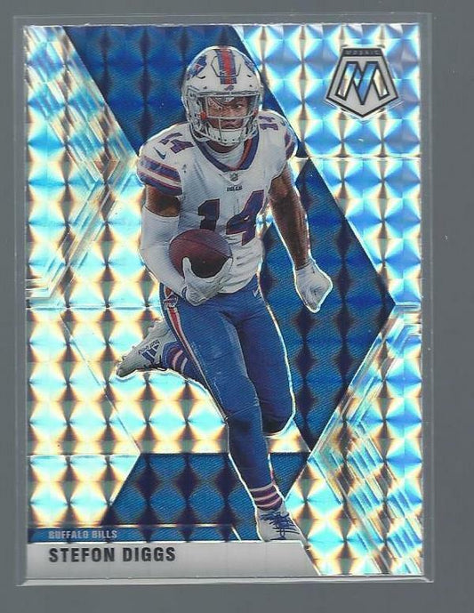 STEFON DIGGS 2020 PANINI MOSAIC SILVER WAVE MOSAIC PRIZM #34
