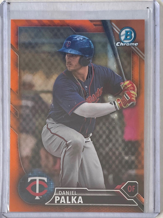 DANIEL PALKA 2016 BOWMAN CHROME PROSPECT ORANGE REFRACTOR #D 03/25