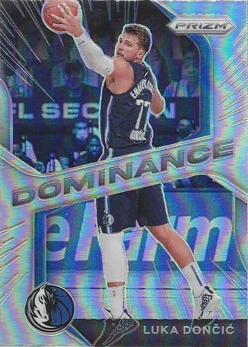 LUKA DONCIC 2020-21 PANINI PRIZM DOMINANCE SILVER PRIZMS SP #18
