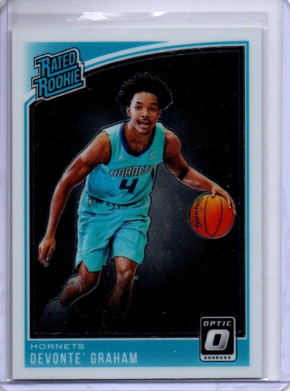 DEVONTE' GRAHAM 2018-19 PANINI DONRUSS OPTIC TRUE ROOKIE RC #189