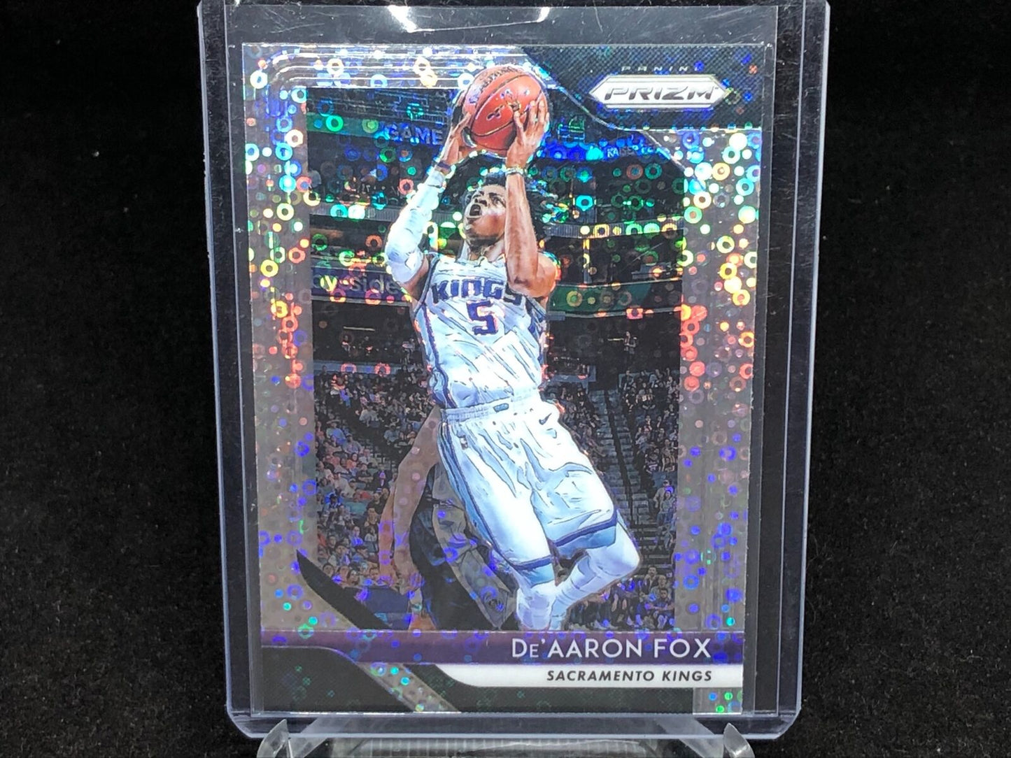 DE'AARON FOX 2018-19 PANINI PRIZM FAST BREAK SILVER PRIZMS # 151