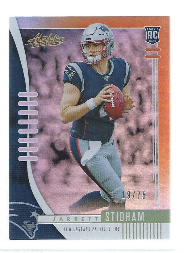 JARRETT STIDHAM 2019 PANINI ABSOLUTE ORANGE ROOKIE RC #D 19/75