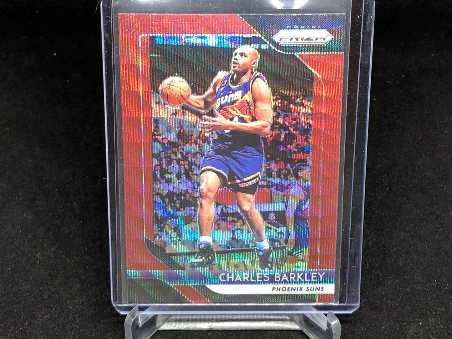 CHARLES BARKLEY 2018-19 PANINI PRIZM RED RUBY WAVE PRIZM # 5