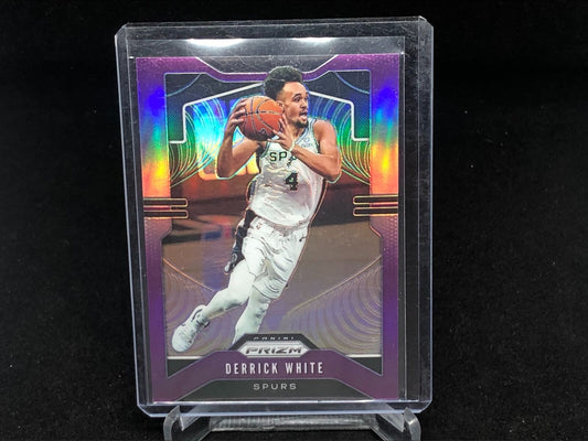 DERRICK WHITE 2019-20 PANINI PRIZM PURPLE PRIZM #D 39/75