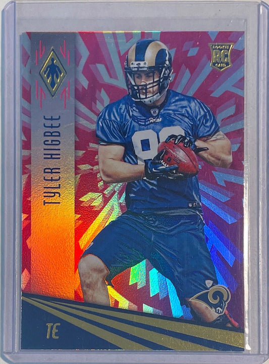 TYLER HIGBEE 2016 PANINI PHOENIX PINK ROOKIE RC #D 197/299