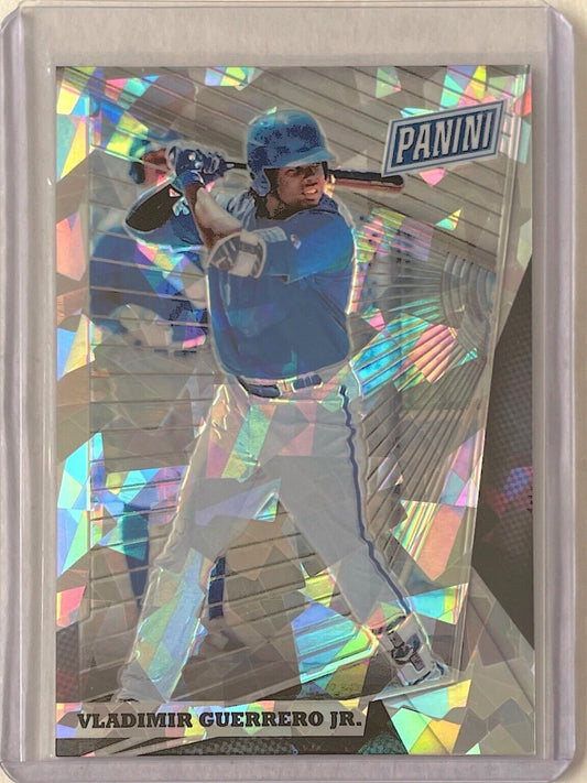 VLADIMIR GUERRERO JR. 2018 PANINI THE NATIONAL VIP CRACKED ICE #D 45/50