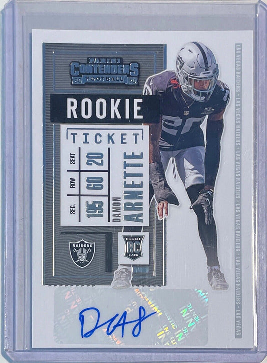 DAMON ARNETTE 2020 PANINI CONTENDERS ROOKIE TICKET AUTO ROOKIE RC #152