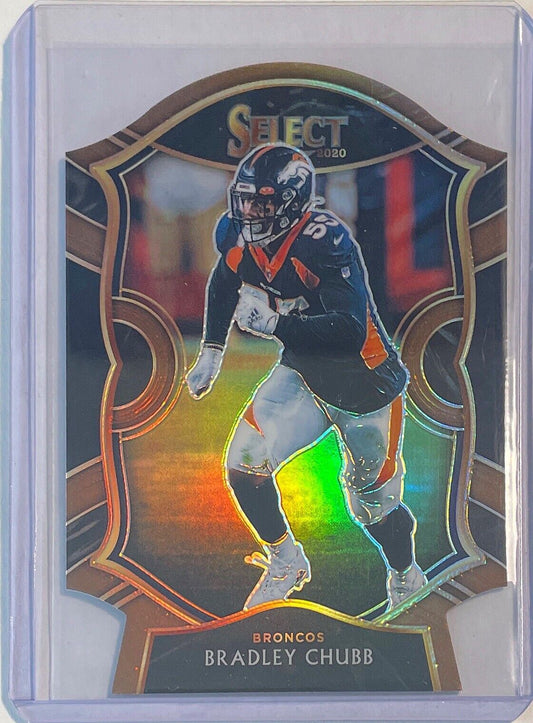 BRADLEY CHUBB 2020 PANINI SELECT CONCOURSE BRONZE DIE-CUT PRIZM #D 248/355