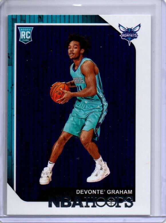 DEVONTE' GRAHAM 2018-19 PANINI HOOPS TRUE ROOKIE RC #253