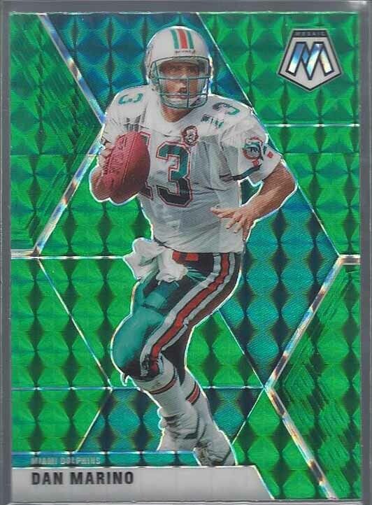 DAN MARINO 2020 PANINI MOSAIC GREEN PRIZM #123