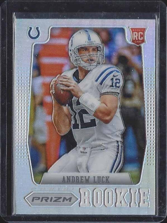 ANDREW LUCK 2012 PANINI PRIZM SILVER PRIZMS RARE ROOKIE RC #203