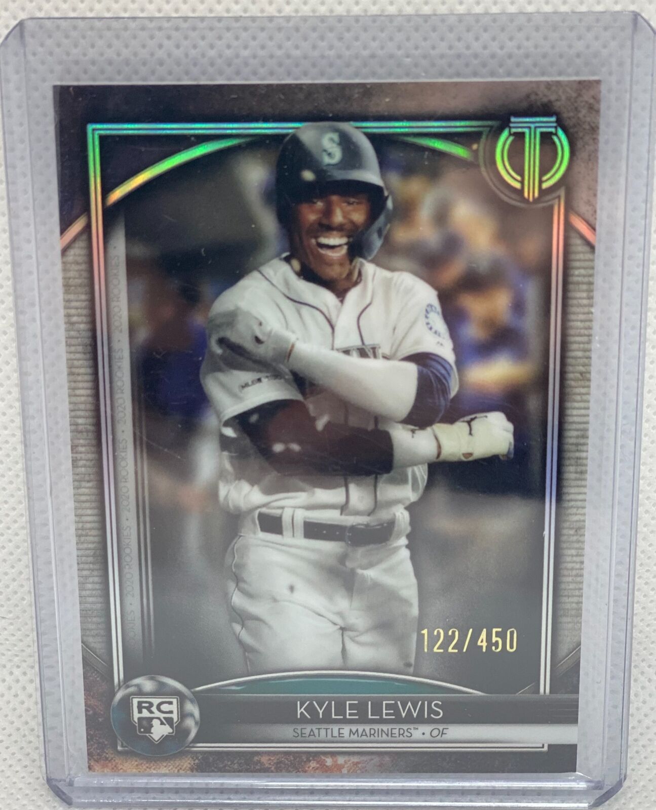 KYLE LEWIS 2020 TOPPS TRIBUTE ROOKIE RC #D 122/450