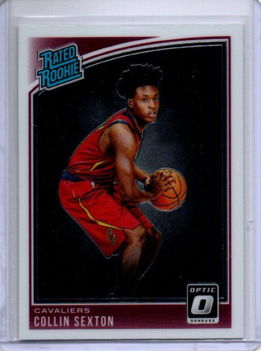 COLLIN SEXTON 2018-19 PANINI DONRUSS OPTIC TRUE ROOKIE RC #180