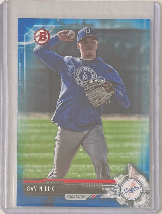 GAVIN LUX 2017 BOWMAN PAPER PROSPECT BLUE #D 117/150