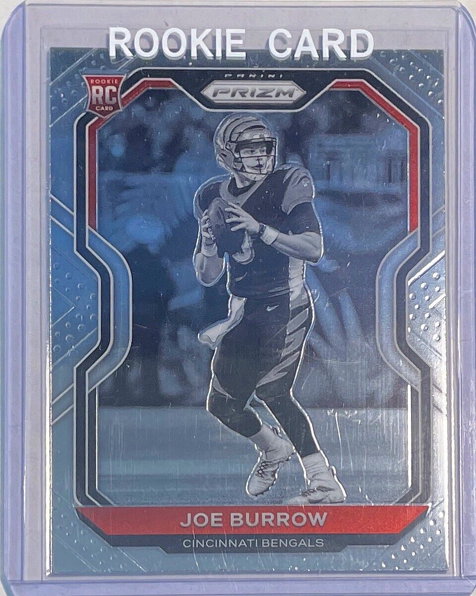 JOE BURROW 2020 PANINI PRIZM NEGATIVE VARIATION SP SHORT PRINT ROOKIE RC #307