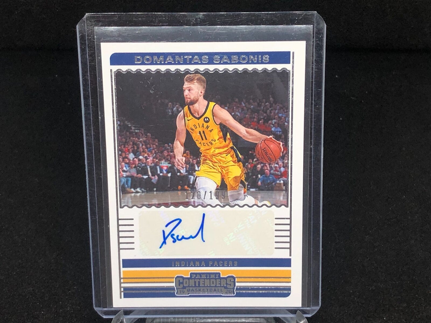 DOMANTAS SABONIS 2019-20 PANINI CONTENDERS AUTO #D 120/199