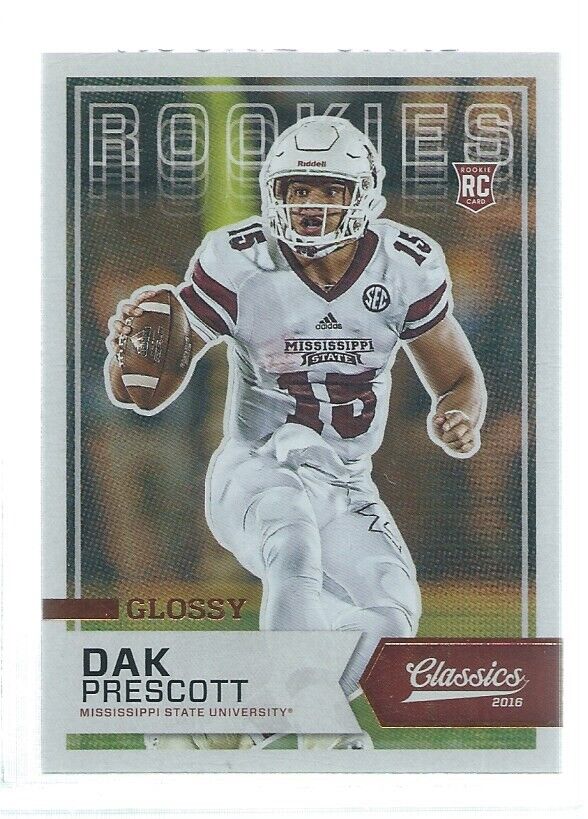 DAK PRESCOTT 2016 PANINI CLASSICS GLOSSY ROOKIE RC #220