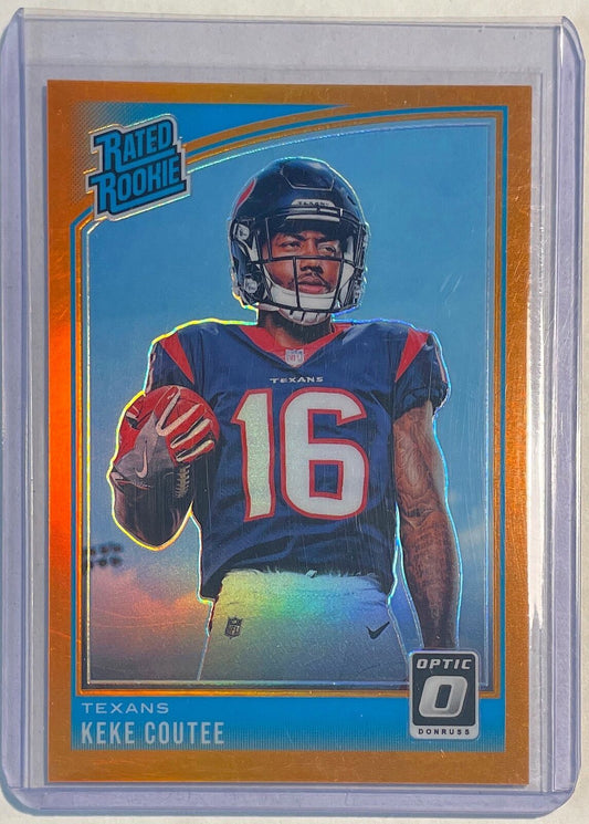 KEKE COUTEE 2018 DONRUSS OPTIC RATED ROOKIE ORANGE PRIZM ROOKIE RC #D 146/199