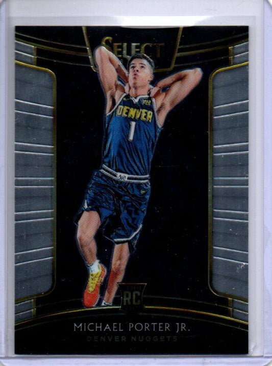 MICHAEL PORTER JR. 2018-19 PANINI SELECT TRUE ROOKIE RC #37