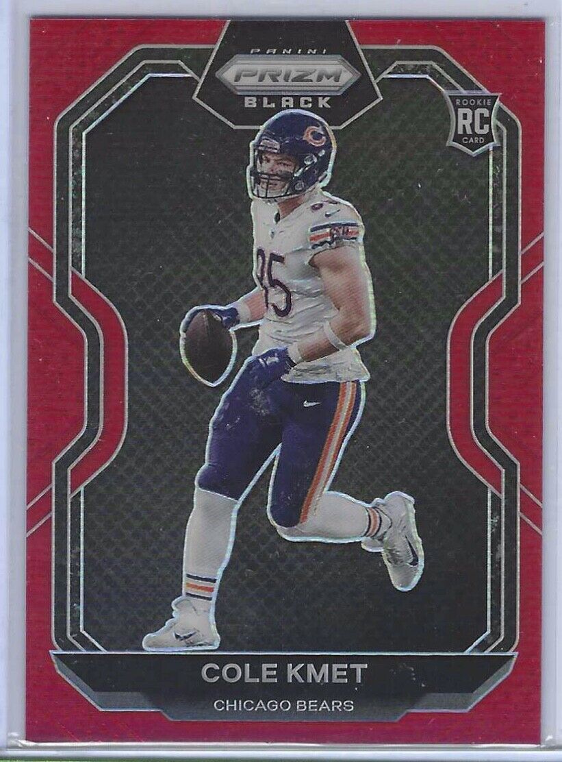 COLE KMET 2020 PANINI CHRONICLES PRIZM BLACK RED PRIZM RC #D 80/99