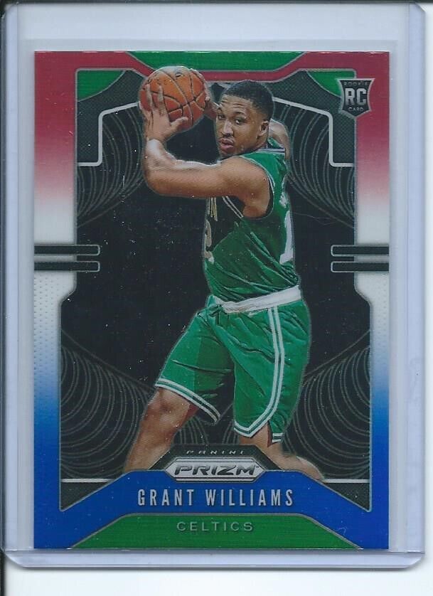 GRANT WILLIAMS 2019-20 PANINI PRIZM RED WHITE BLUE PRIZMS RC #267