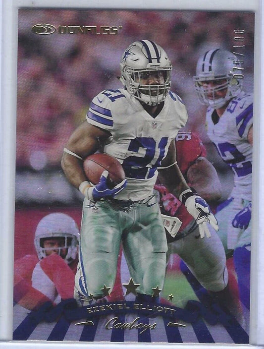 EZEKIEL ELLIOTT 2018 DONRUSS 1998 DONRUSS TRIBUTE #D 75/100