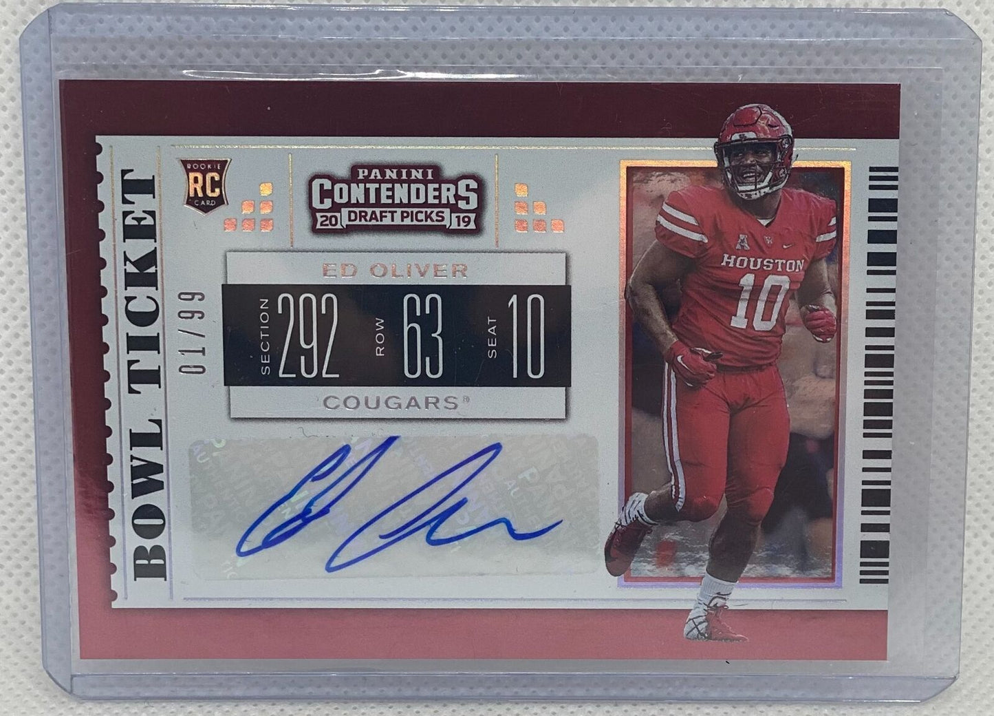 LEONTE CARROO 2016 PANINI CONTENDERS DRAFT PICKS COLLEGE TICKET AUTO RC #130