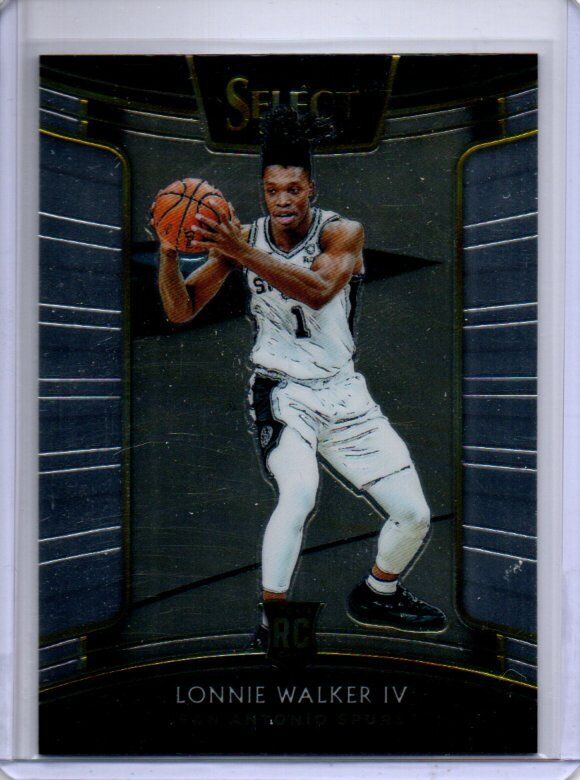 LONNIE WALKER IV 2018-19 PANINI SELECT TRUE ROOKIE RC #77