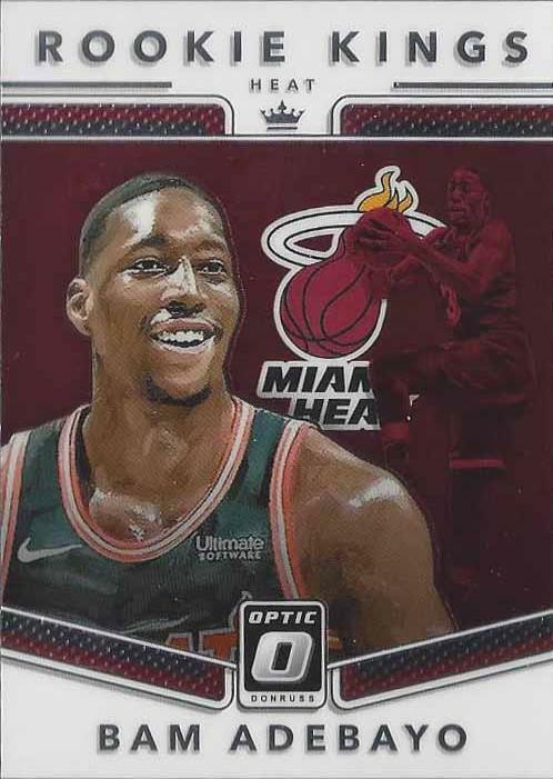 BAM ADEBAYO 2017-18 DONRUSS OPTIC ROOKIE KINGS RC #14