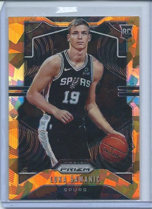 LUKA SAMANIC 2019-20 PANINI PRIZM ORANGE ICE PRIZMS RC #265