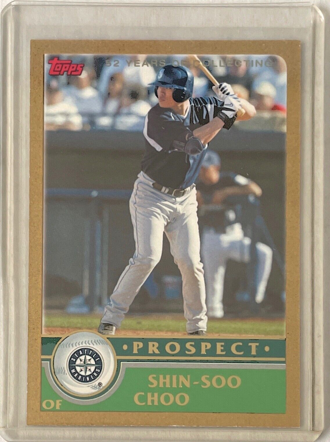 SHIN-SOO-CHOO 2003 TOPPS 52 YEARS OF COLLECTING GOLD PROSPECT #D 0981/2003