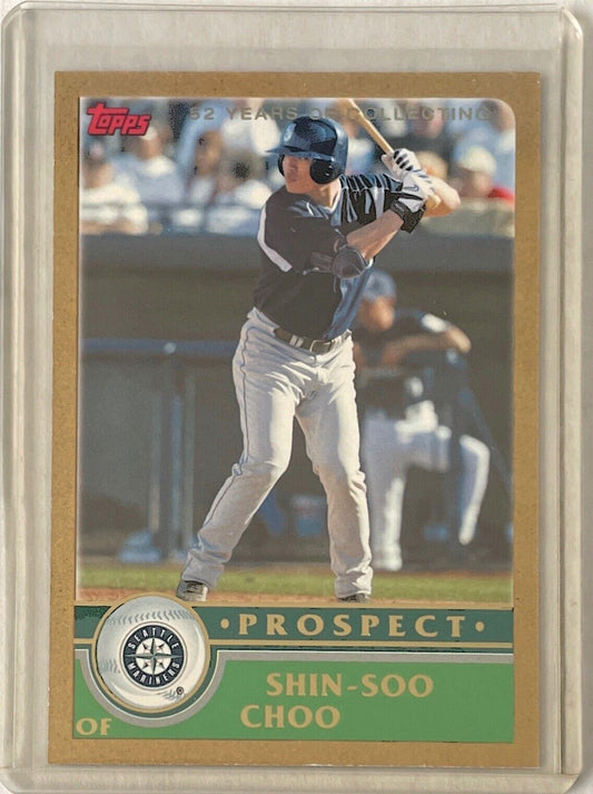 SHIN-SOO-CHOO 2003 TOPPS 52 YEARS OF COLLECTING GOLD PROSPECT #D 0981/2003