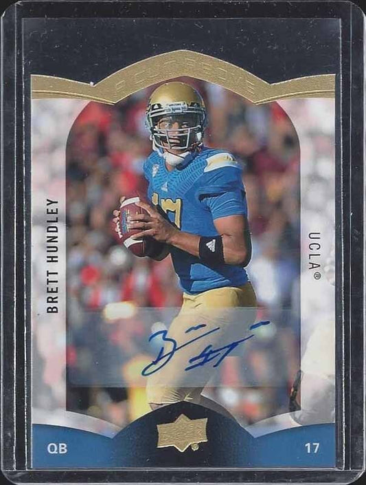 BRETT HUNDLEY 2016 UPPER DECK A CUT ABOVE DIE CUT PACKERS ROOKIE AUTO RC #45
