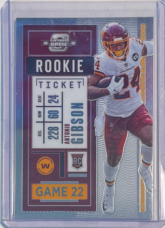 ANTONIO GIBSON 2020 PANINI CONTENDERS OPTIC ROOKIE TICKET ROOKIE RC #61