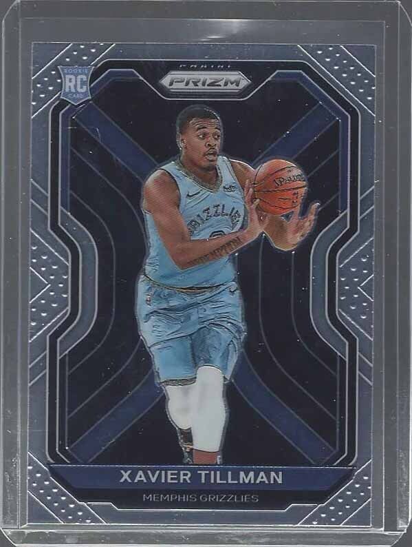 XAVIER TILLMAN 2020-21 PANINI PRIZM GRIZZLIES TRUE ROOKIE RC #299