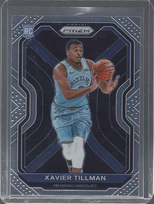 XAVIER TILLMAN 2020-21 PANINI PRIZM GRIZZLIES TRUE ROOKIE RC #299