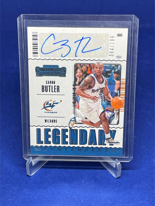 CARON BUTLER 2020-21 PANINI CONTENDERS LEGENDARY AUTOGRAPH AUTO #D 84/199