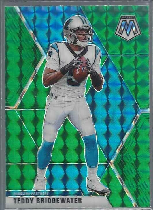 TEDDY BRIDGEWATER 2020 PANINI MOSAIC GREEN PRIZM #38