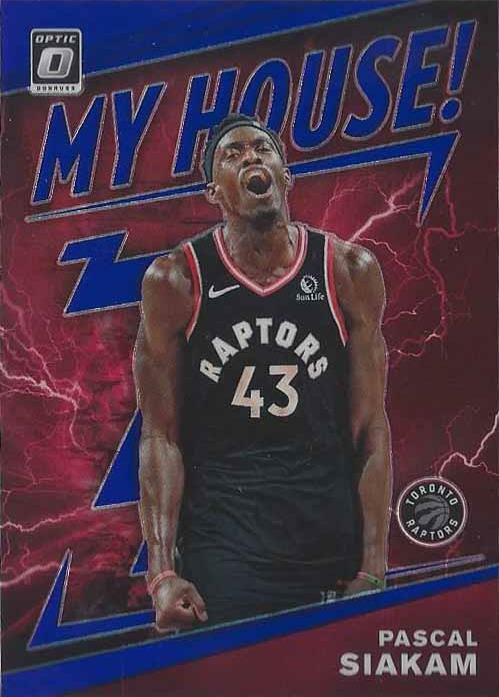 PASCAL SIAKAM 2019-20 DONRUSS OPTIC MY HOUSE PURPLE HOLO PRIZM SP #12