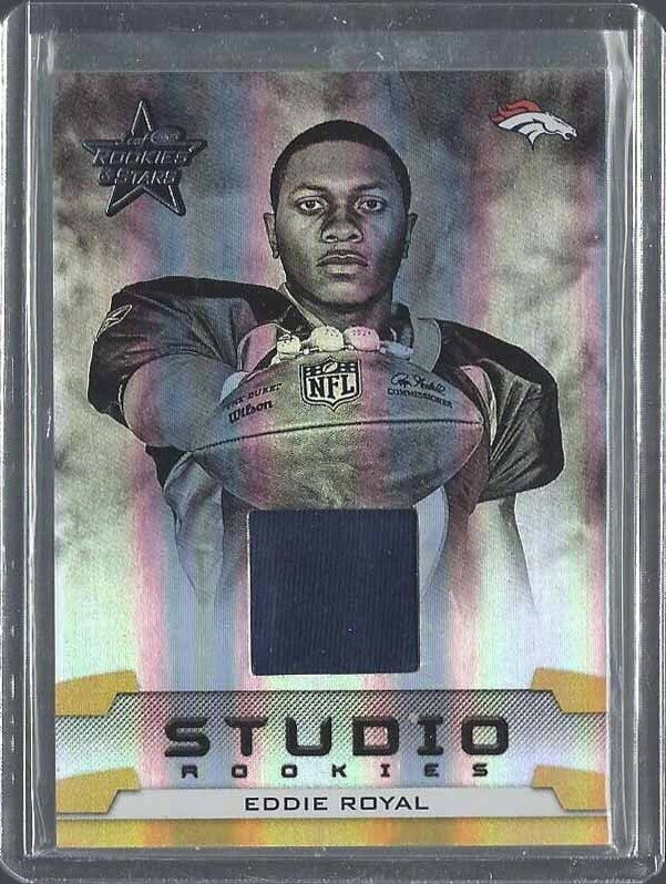1/1 EDDIE ROYAL 2008 ROOKIES & STARS STUDIO ROOKIES JERSEY RC #D 19/250 JSY #19!