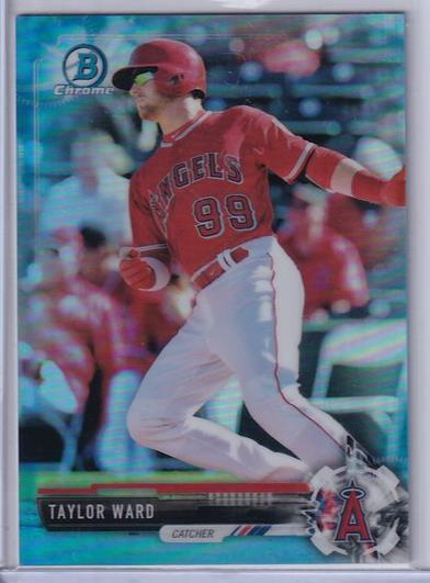 TAYLOR WARD 2017 BOWMAN CHROME PROSPECT SKY BLUE REFRACTOR #D 149/399