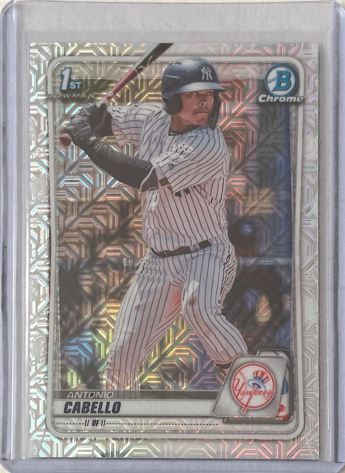 ANTONIO CABELLO 2020 BOWMAN CHROME 1ST PROSPECT MEGA BOX MOJO REFRACTOR #BCP-85