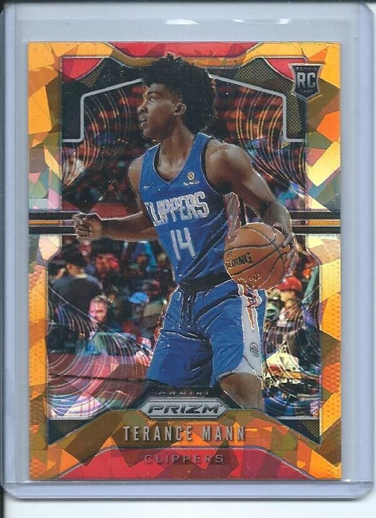 TERANCE MANN 2019-20 PANINI PRIZM ORANGE ICE PRIZMS RC #296